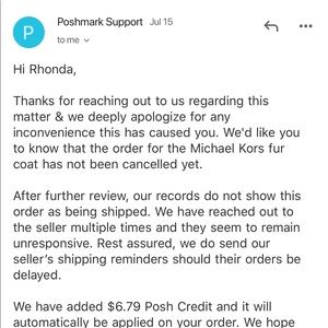 Michael kors fur coat